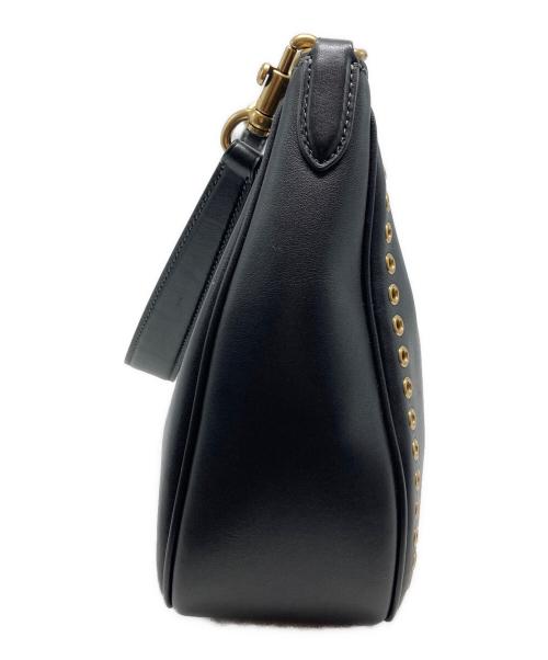 COACH（コーチ）COACH (コーチ) テリ ホーボー バッグ・グロメット/CY645 ブラック サイズ:₋の古着・服飾アイテム