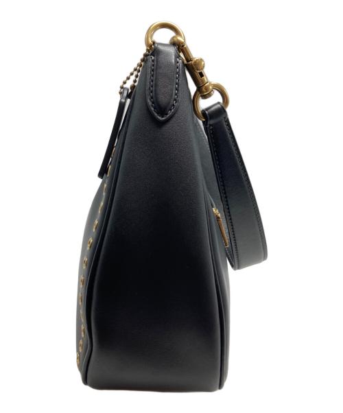 COACH（コーチ）COACH (コーチ) テリ ホーボー バッグ・グロメット/CY645 ブラック サイズ:₋の古着・服飾アイテム