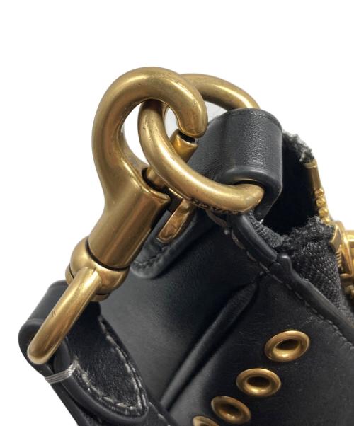 COACH（コーチ）COACH (コーチ) テリ ホーボー バッグ・グロメット/CY645 ブラック サイズ:₋の古着・服飾アイテム