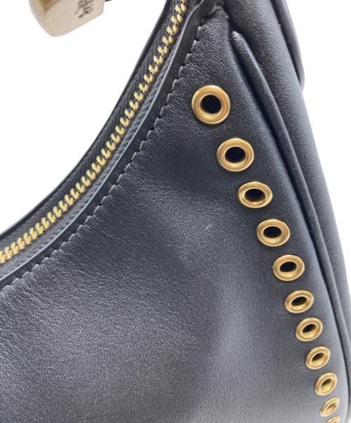 COACH（コーチ）COACH (コーチ) テリ ホーボー バッグ・グロメット/CY645 ブラック サイズ:₋の古着・服飾アイテム