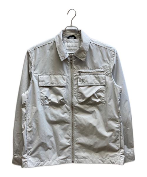 Calvin Klein Jeans（カルバンクラインジーンズ）Calvin Klein Jeans (カルバンクラインジーンズ) ジップジャケット /  J325507 グレー サイズ:Mの古着・服飾アイテム