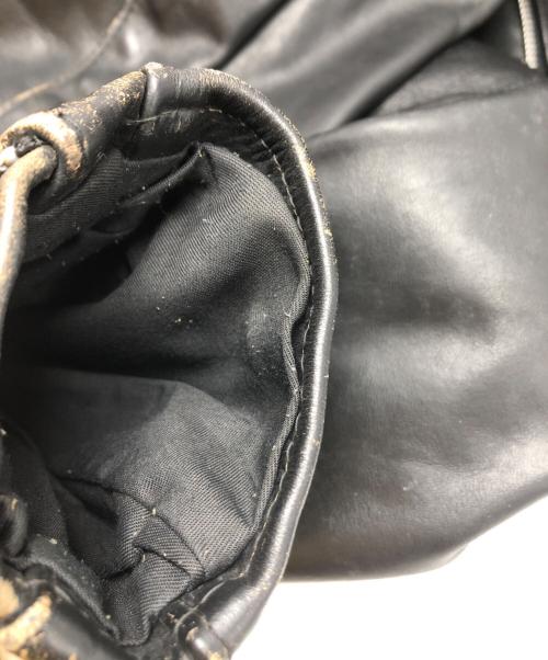 Schott（ショット）Schott (ショット) 618 ダブルライダースジャケット ブラック サイズ:40の古着・服飾アイテム