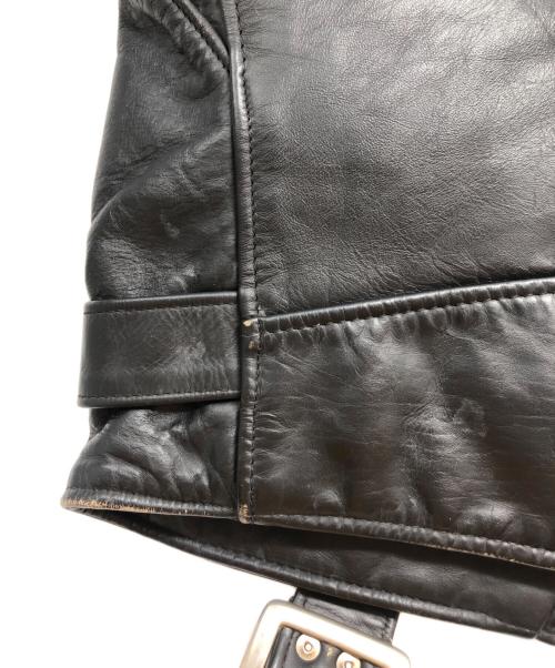 Schott（ショット）Schott (ショット) 618 ダブルライダースジャケット ブラック サイズ:40の古着・服飾アイテム