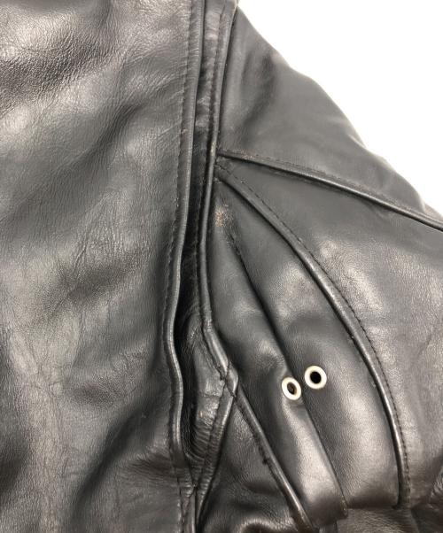 Schott（ショット）Schott (ショット) 618 ダブルライダースジャケット ブラック サイズ:40の古着・服飾アイテム