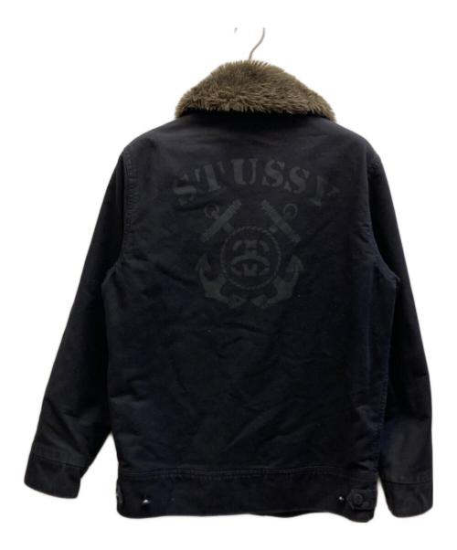 stussy（ステューシー）stussy (ステューシー) N－1デッキジャケット ブラック サイズ:Sの古着・服飾アイテム