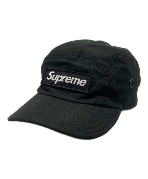 SUPREME（シュプリーム）Supreme (シュプリーム) military camp cap ブラックの古着・服飾アイテム