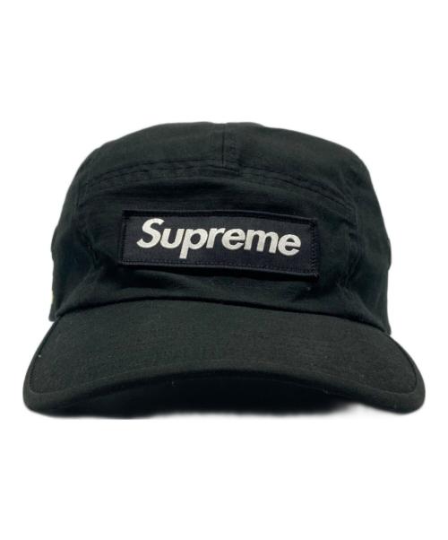 SUPREME（シュプリーム）Supreme (シュプリーム) military camp cap ブラックの古着・服飾アイテム