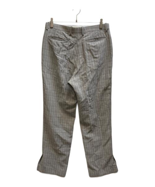 AURALEE（オーラリー）AURALEE (オーラリー) HARD TWIST WOOL DOUBLE FACE CHECK SLACKS / A20SP02WC グレー サイズ:5の古着・服飾アイテム