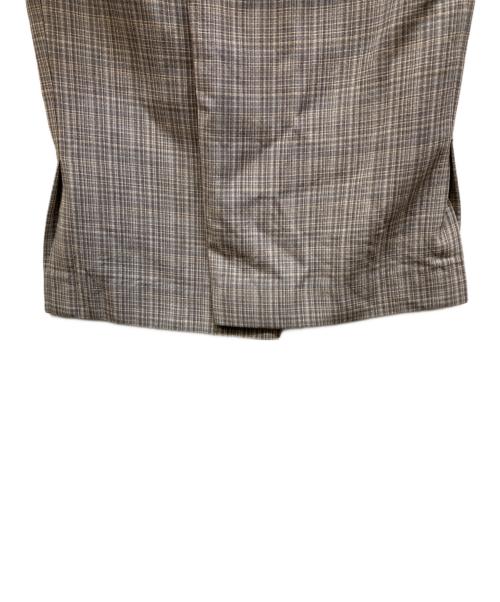 AURALEE（オーラリー）AURALEE (オーラリー) HARD TWIST WOOL DOUBLE FACE CHECK SLACKS / A20SP02WC グレー サイズ:5の古着・服飾アイテム