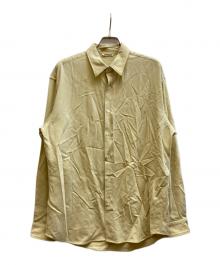 AURALEE（オーラリー）の古着「HARD TWIST WOOL VIYELLA SHI/A23SS02WVRT」｜イエロー