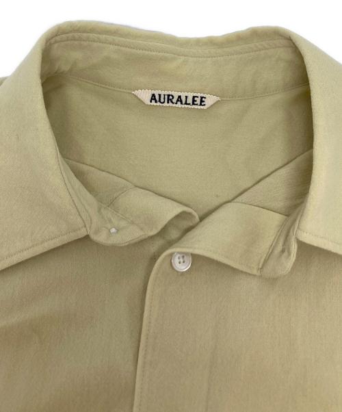 AURALEE（オーラリー）AURALEE (オーラリー) HARD TWIST WOOL VIYELLA SHI/A23SS02WVRT イエロー サイズ:4の古着・服飾アイテム