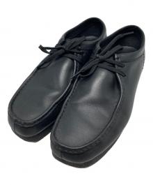 CLARKS（クラークス）の古着「ワラビーエヴォウォータープルーフ（ブラックレザー） / 61717590」｜ブラック