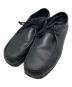 CLARKS（クラークス）の古着「ワラビーエヴォウォータープルーフ（ブラックレザー） / 61717590」｜ブラック