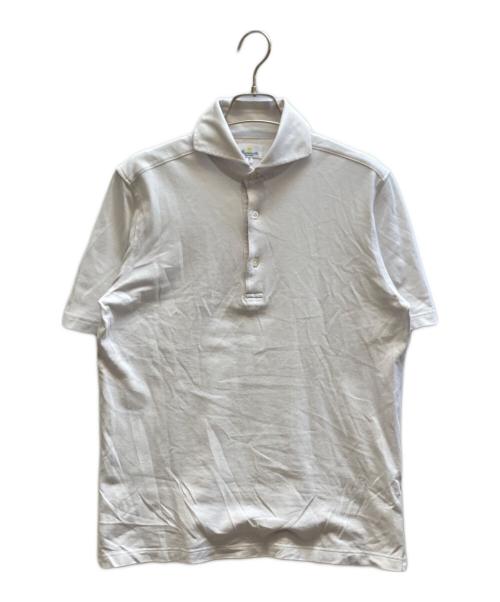 giannetto（ジャンネット）giannetto (ジャンネット) ポロシャツ ホワイト サイズ:Sの古着・服飾アイテム