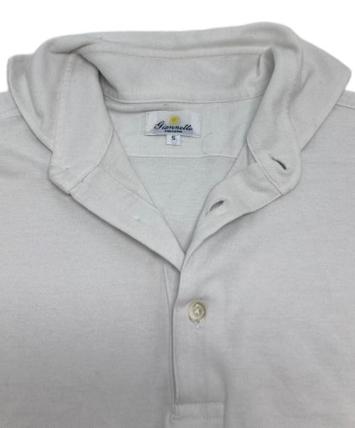 giannetto（ジャンネット）giannetto (ジャンネット) ポロシャツ ホワイト サイズ:Sの古着・服飾アイテム