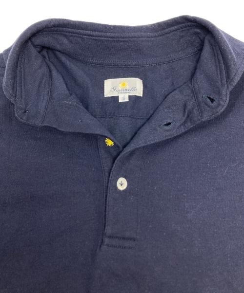 giannetto（ジャンネット）giannetto (ジャンネット) ポロシャツ ネイビー サイズ:Sの古着・服飾アイテム