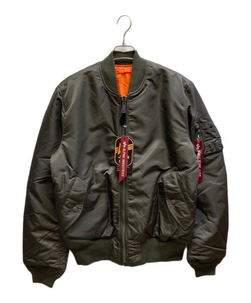 ALPHA（アルファ）ALPHA (アルファ) MA-1ジャケット / 20004-476 カーキ サイズ:XL 未使用品の古着・服飾アイテム