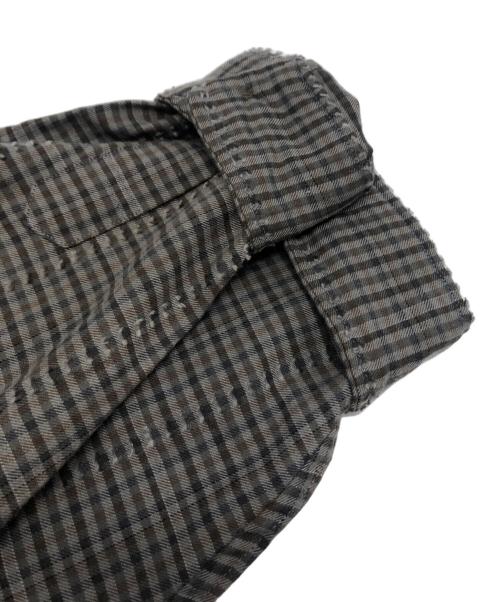 Diaspora Skateboards（ディアスポラスケートボードズ）Diaspora skateboards (ディアスポラスケートボードズ) チェックシャツ / 24AW-DSP-SH01 グレー サイズ:Mの古着・服飾アイテム