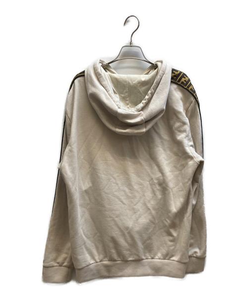 FENDI（フェンディ）FENDI (フェンディ) ズッカ柄テープラインパーカー / FY0870 A1EG アイボリー サイズ:52の古着・服飾アイテム