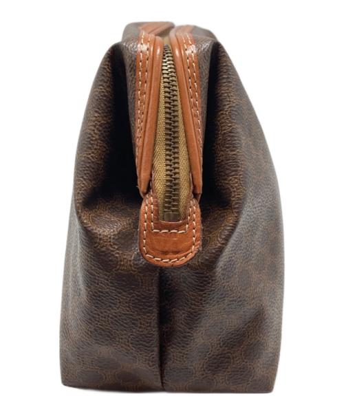 CELINE（セリーヌ）CELINE (セリーヌ) マカダムポーチ ブラウン サイズ:₋の古着・服飾アイテム