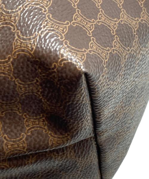 CELINE（セリーヌ）CELINE (セリーヌ) マカダムポーチ ブラウン サイズ:₋の古着・服飾アイテム