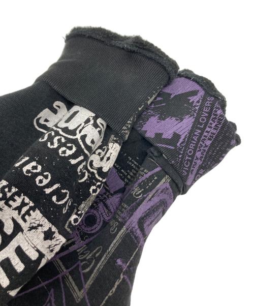 SUPREME（シュプリーム）SUPREME (シュプリーム) 24SSCollage Zip Up Hooded Sweatshirt ブラック×パープル サイズ:Sの古着・服飾アイテム