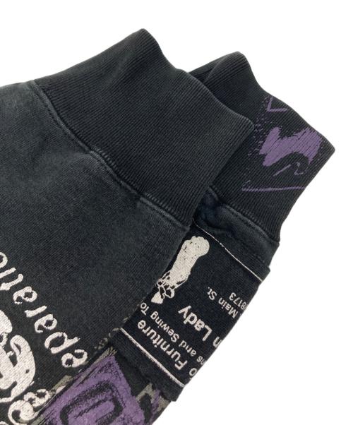SUPREME（シュプリーム）SUPREME (シュプリーム) 24SSCollage Zip Up Hooded Sweatshirt ブラック×パープル サイズ:Sの古着・服飾アイテム