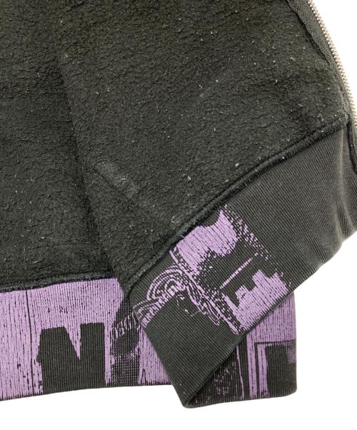SUPREME（シュプリーム）SUPREME (シュプリーム) 24SSCollage Zip Up Hooded Sweatshirt ブラック×パープル サイズ:Sの古着・服飾アイテム
