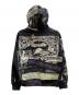 SUPREME (シュプリーム) 24SSCollage Zip Up Hooded Sweatshirt ブラック×パープル サイズ:S：22000円