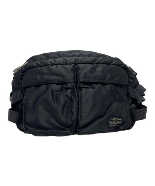 PORTER（ポーター）PORTER (ポーター) TANKERウエストバッグ ブラックの古着・服飾アイテム