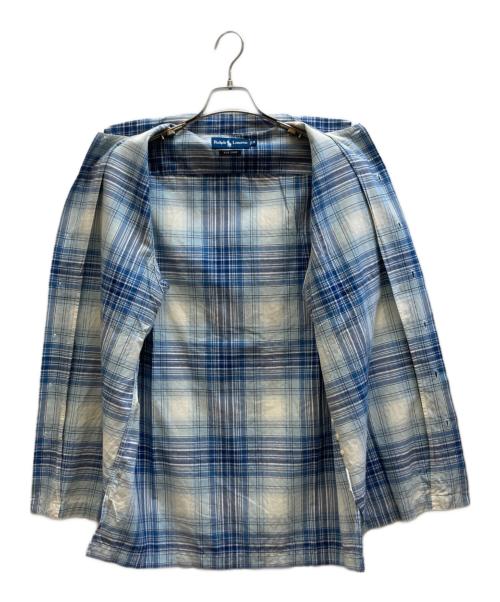 RALPH LAUREN（ラルフローレン）RALPH LAUREN (ラルフローレン) 半袖シャツ ブルー サイズ:Mの古着・服飾アイテム