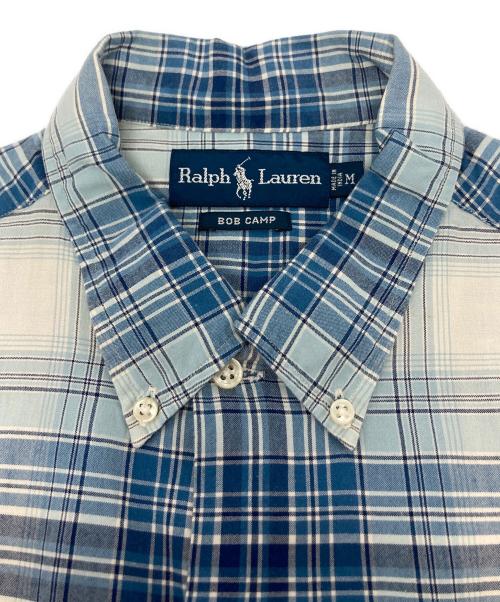 RALPH LAUREN（ラルフローレン）RALPH LAUREN (ラルフローレン) 半袖シャツ ブルー サイズ:Mの古着・服飾アイテム
