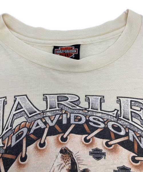 HARLEY-DAVIDSON（ハーレーダビッドソン）HARLEY-DAVIDSON (ハーレーダビッドソン) 長袖Tシャツ ベージュ サイズ:XXLの古着・服飾アイテム