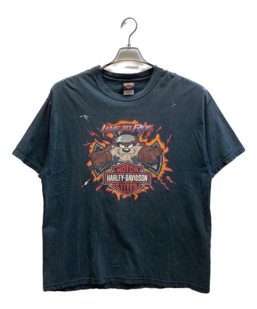 HARLEY-DAVIDSON（ハーレーダビッドソン）HARLEY-DAVIDSON (ハーレーダビッドソン) プリントTシャツ ブラック サイズ:XLの古着・服飾アイテム
