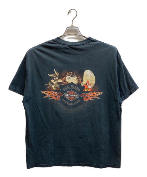 HARLEY-DAVIDSON（ハーレーダビッドソン）HARLEY-DAVIDSON (ハーレーダビッドソン) プリントTシャツ ブラック サイズ:XLの古着・服飾アイテム