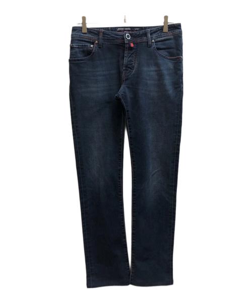 JACOB COHEN（ヤコブコーエン）JACOB COHEN (ヤコブコーエン) ハラコパッチデニムパンツ / J622 インディゴ サイズ:76cm (W30)の古着・服飾アイテム