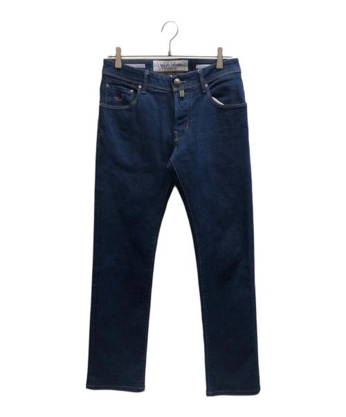 JACOB COHEN（ヤコブコーエン）JACOB COHEN (ヤコブコーエン) ハラコパッチデニムパンツ / J622 インディゴ サイズ:73.5cm (W29)の古着・服飾アイテム