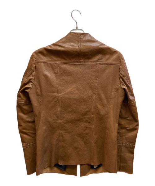 PAUL SMITH（ポールスミス）Paul Smith (ポールスミス) ラムレザージャケット ブラウン サイズ:Mの古着・服飾アイテム