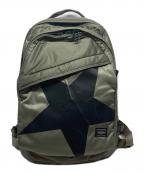 PORTER×OVER THE STRIPESポーター×オーバーザストライプス）の古着「リュック」｜オリーブ