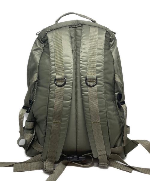 PORTER（ポーター）PORTER (ポーター) OVER THE STRIPES (オーバーザストライプス) リュック オリーブの古着・服飾アイテム