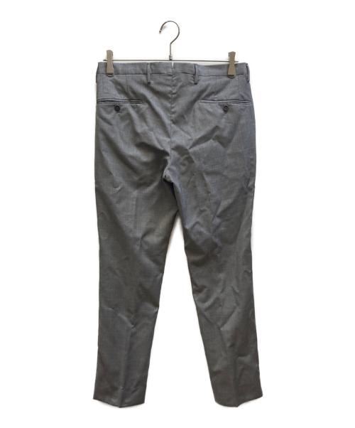 INCOTEX（インコテックス）INCOTEX (インコテックス) SLIM FIT SUPER100'sウールトロピカルソリッド1プリーツテーパードパンツ / 002X1 グレー サイズ:44の古着・服飾アイテム