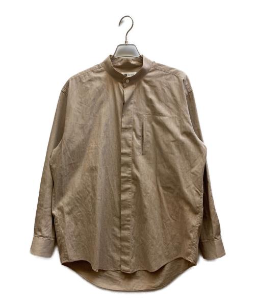 im product（アイムプロダクト）im product (アイムプロダクト) 比翼シャツ ベージュ サイズ:Lの古着・服飾アイテム
