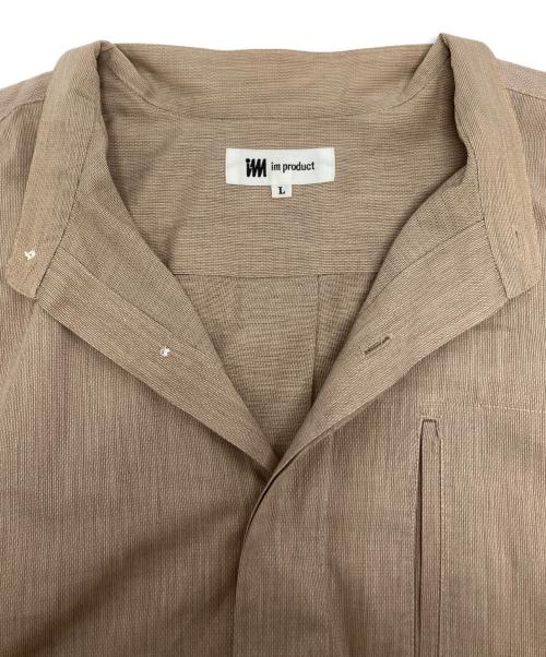 im product（アイムプロダクト）im product (アイムプロダクト) 比翼シャツ ベージュ サイズ:Lの古着・服飾アイテム