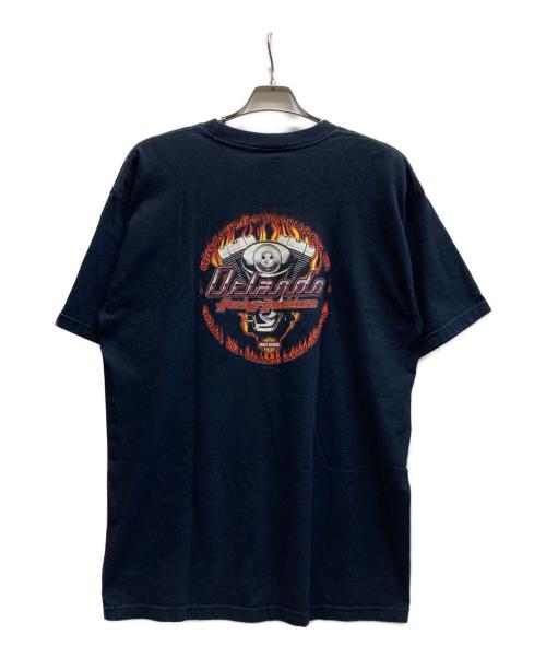 HARLEY-DAVIDSON（ハーレーダビッドソン）HARLEY-DAVIDSON (ハーレーダビッドソン) プリントTシャツ ブラック サイズ:XLの古着・服飾アイテム