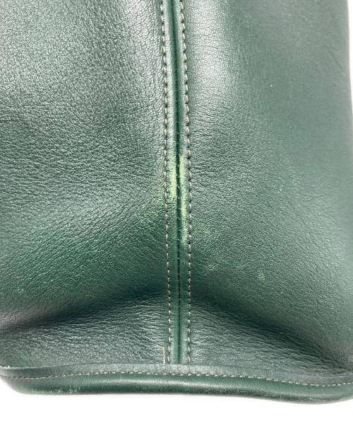COACH（コーチ）COACH (コーチ) レザースリングバッグ / 9929 グリーンの古着・服飾アイテム