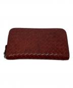 BOTTEGA VENETAボッテガベネタ）の古着「長財布 / 114076」｜レッド