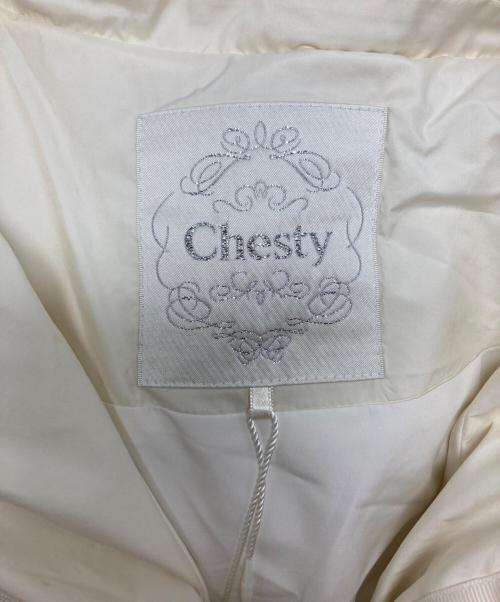 CHESTY（チェスティ）CHESTY (チェスティ) ツイード×ウールベスト / 22L901 アイボリーの古着・服飾アイテム