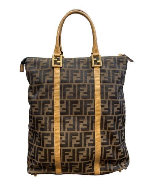 FENDI（フェンディ）FENDI (フェンディ) ズッカ柄トートバッグ / 26421 ブラウンの古着・服飾アイテム