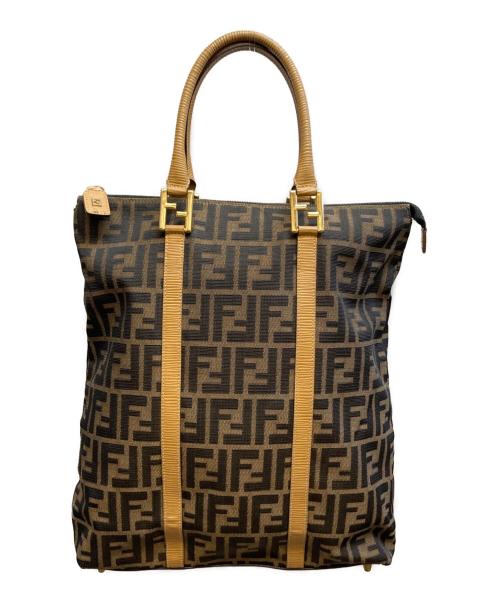 FENDI（フェンディ）FENDI (フェンディ) ズッカ柄トートバッグ / 26421 ブラウンの古着・服飾アイテム