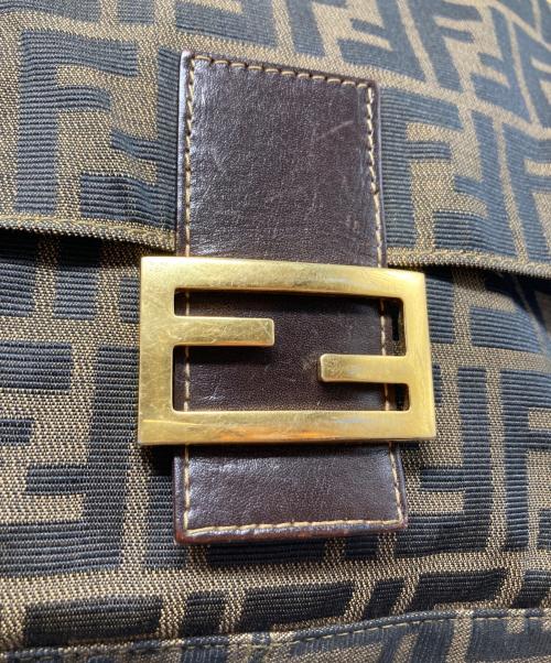 FENDI（フェンディ）FENDI (フェンディ) ズッカ柄ハンドバッグ ブラウンの古着・服飾アイテム